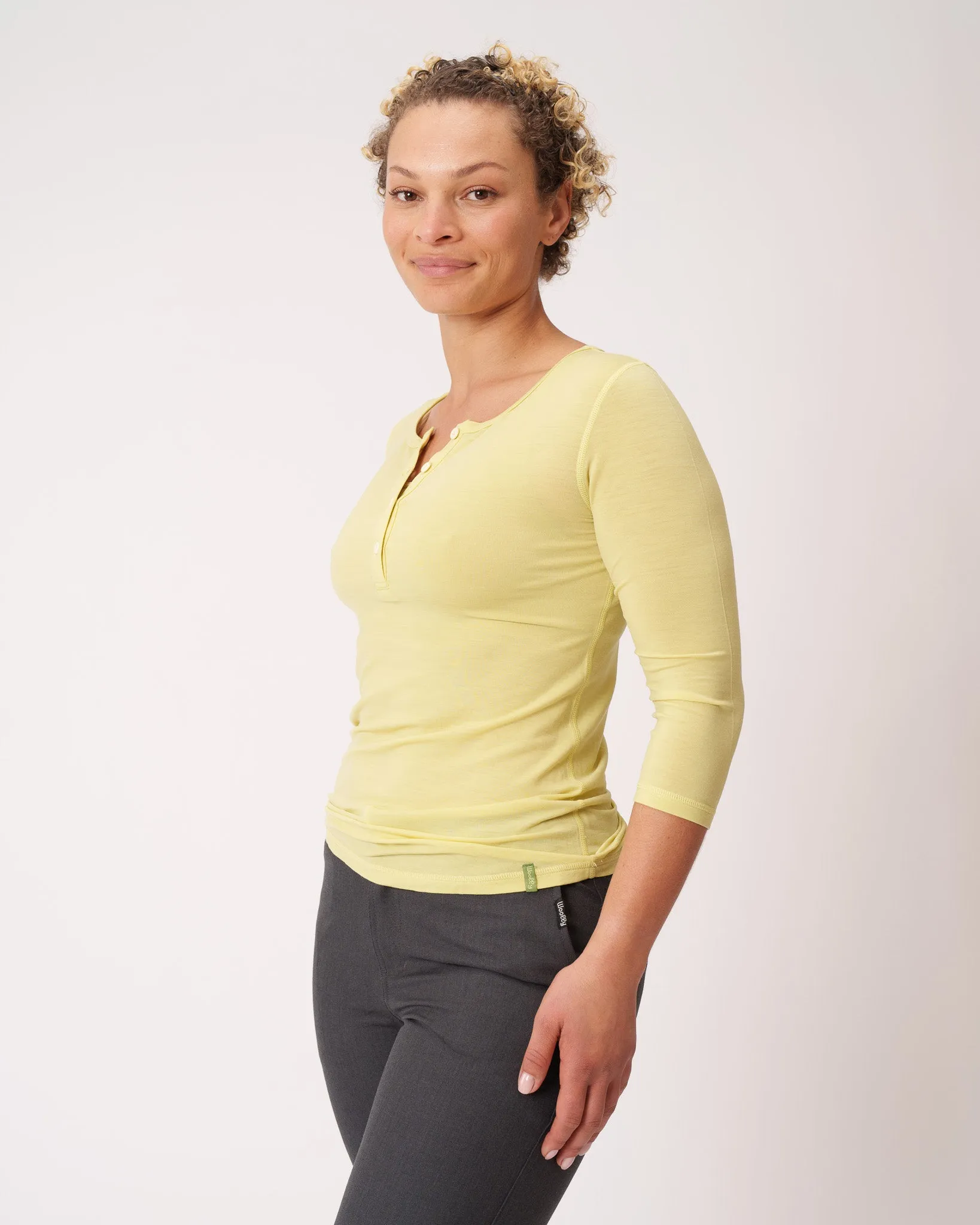 3/4 Sleeve Henley