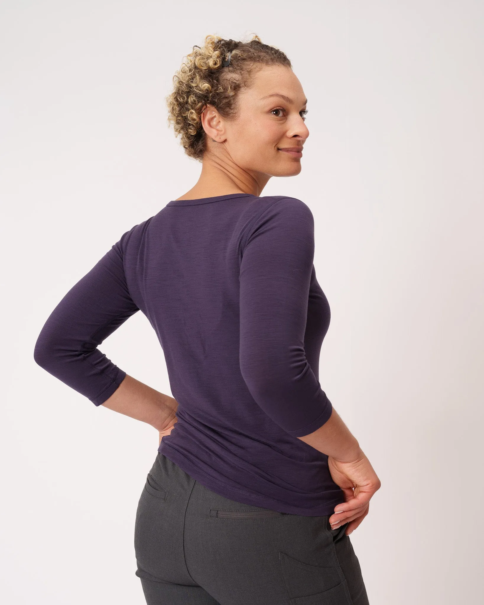 3/4 Sleeve Henley
