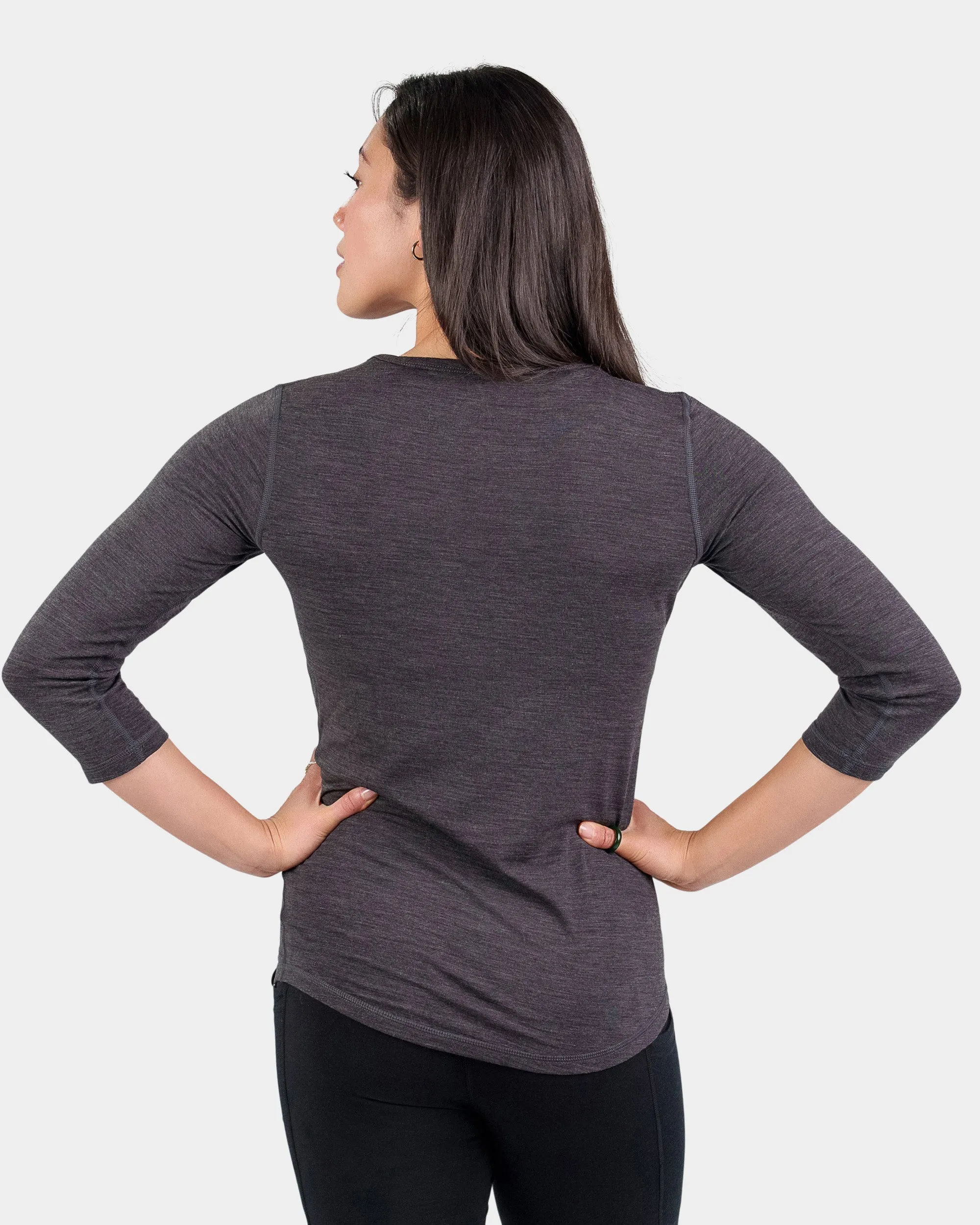 3/4 Sleeve Henley