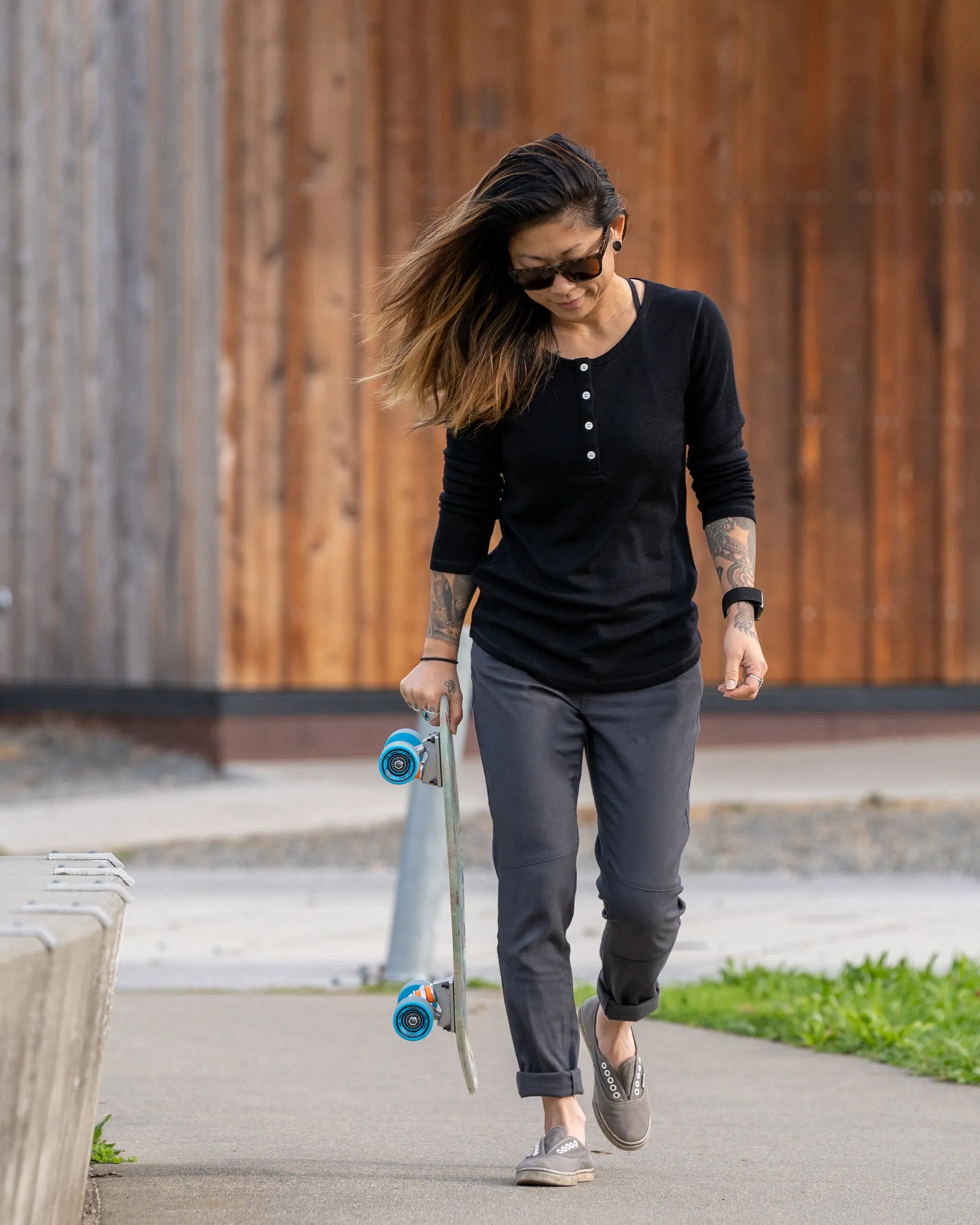 3/4 Sleeve Henley