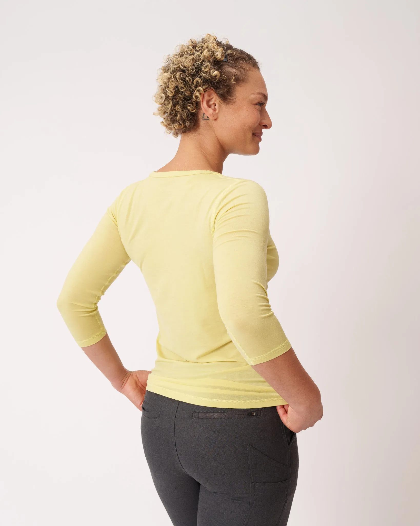 3/4 Sleeve Henley
