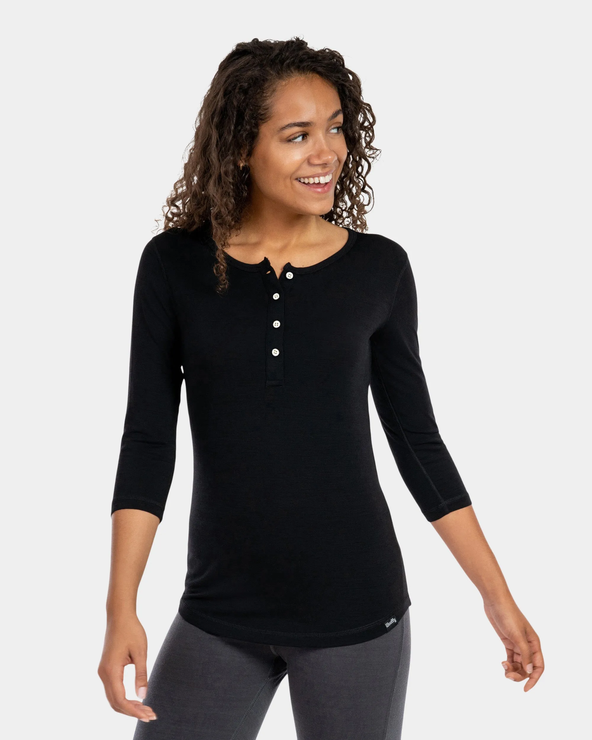 3/4 Sleeve Henley