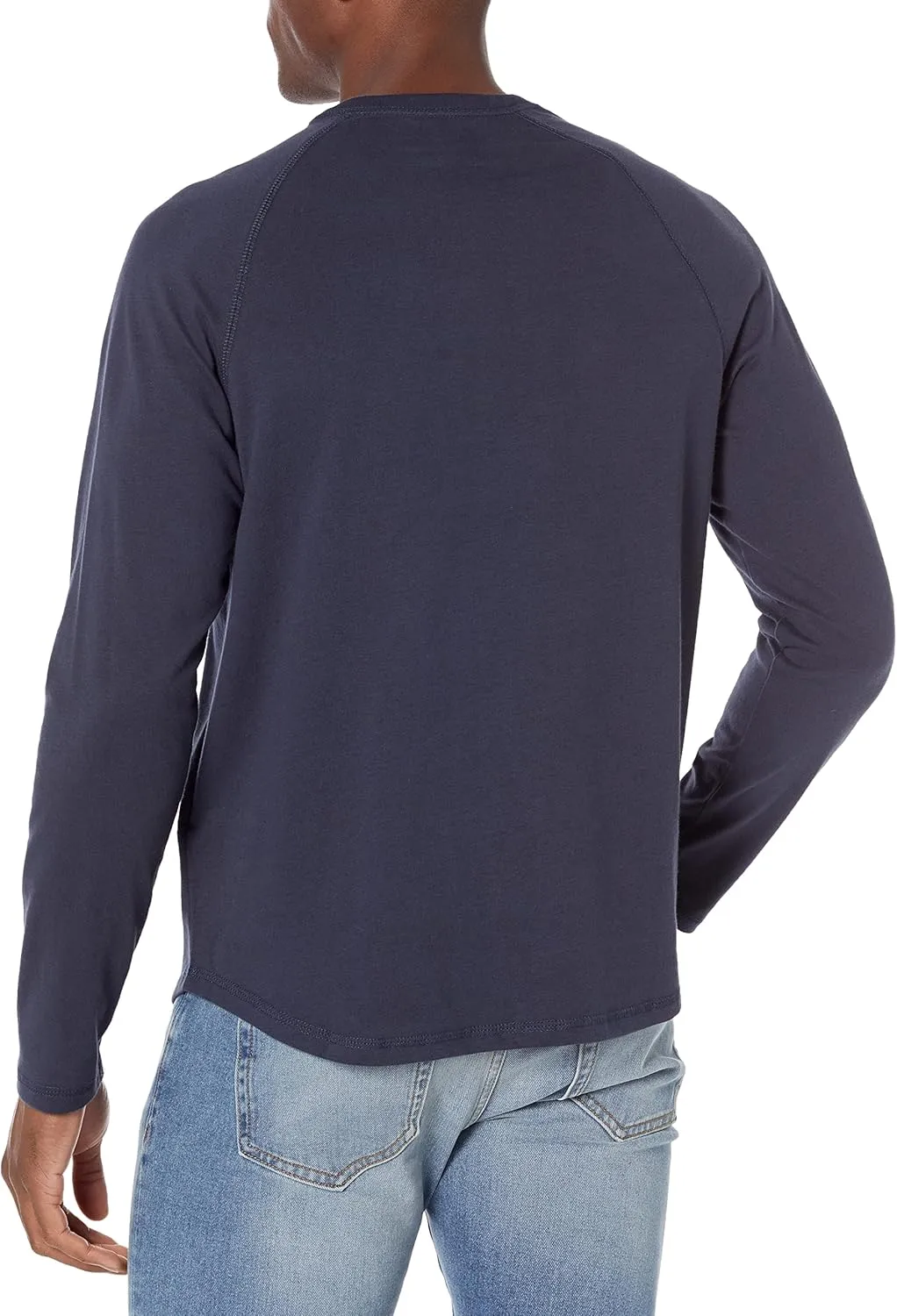 Amazon Essentials Long Sleeve Shirt for Men, Regular-Fit Henley, Available in Big & Tall