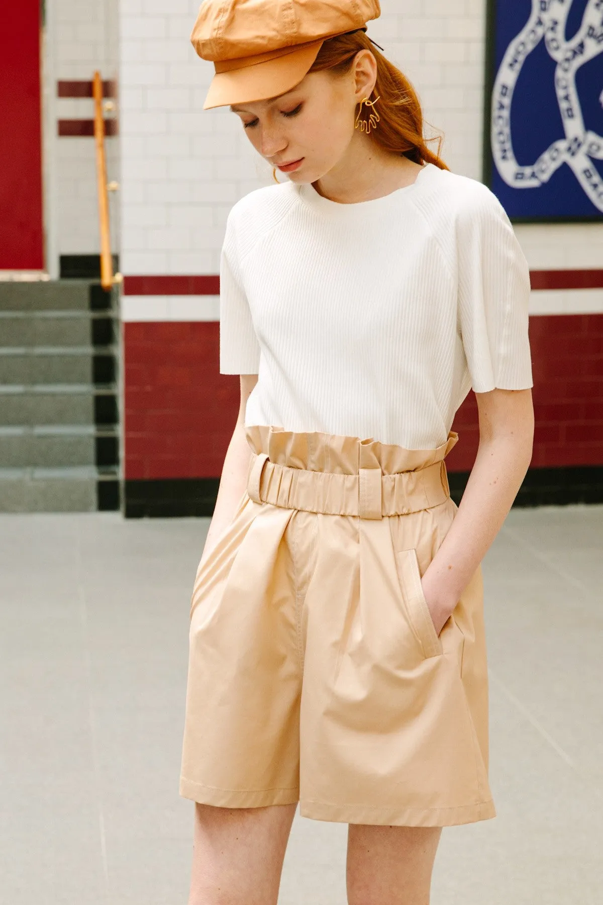 Annick Paperbag Waist Shorts