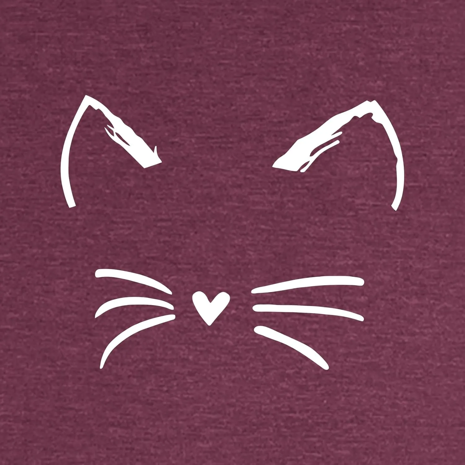 BLACKOO Women's Cat Face Graphic V-Neck T-Shirt Cap Sleeve Tops