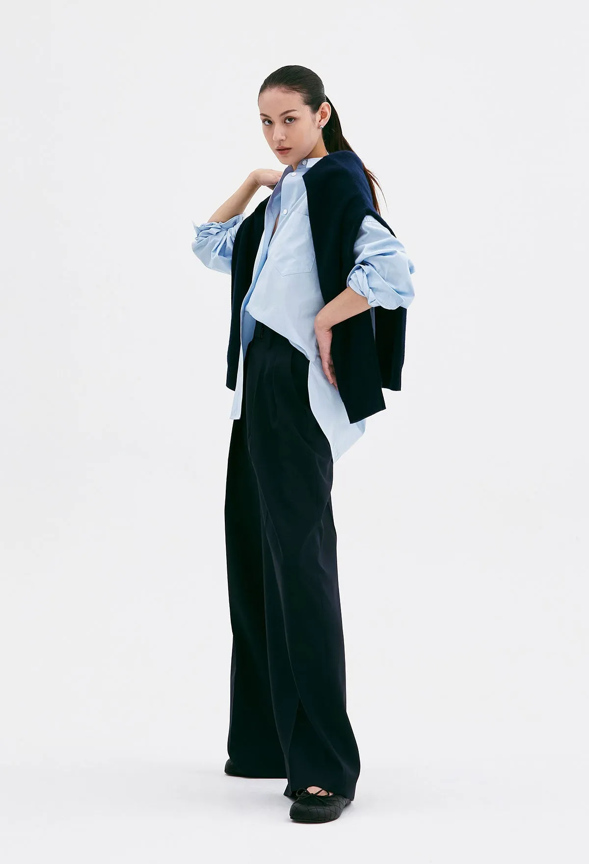 Boy Boxy Shirt In Light Blue