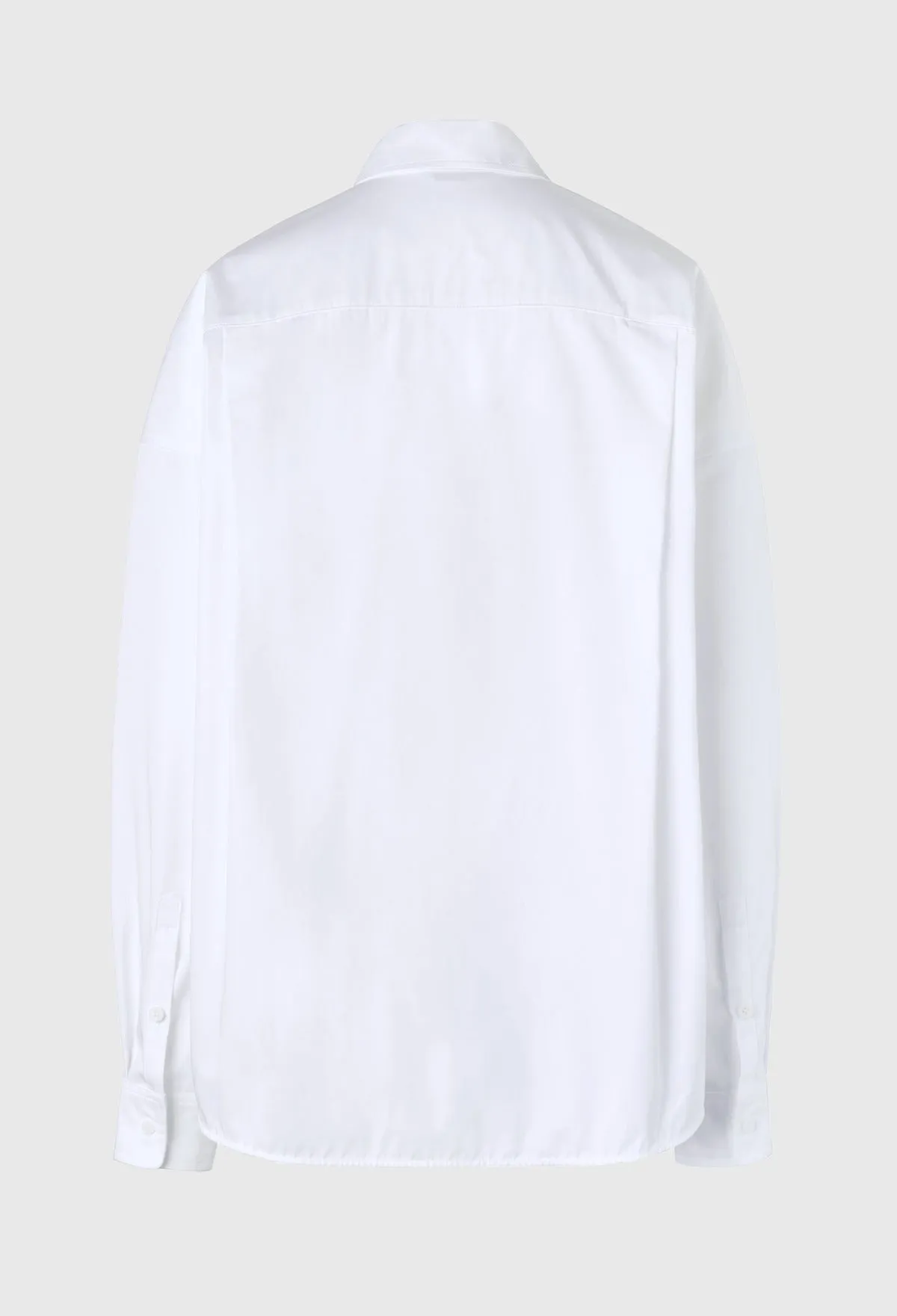 Boy Boxy Shirt In White