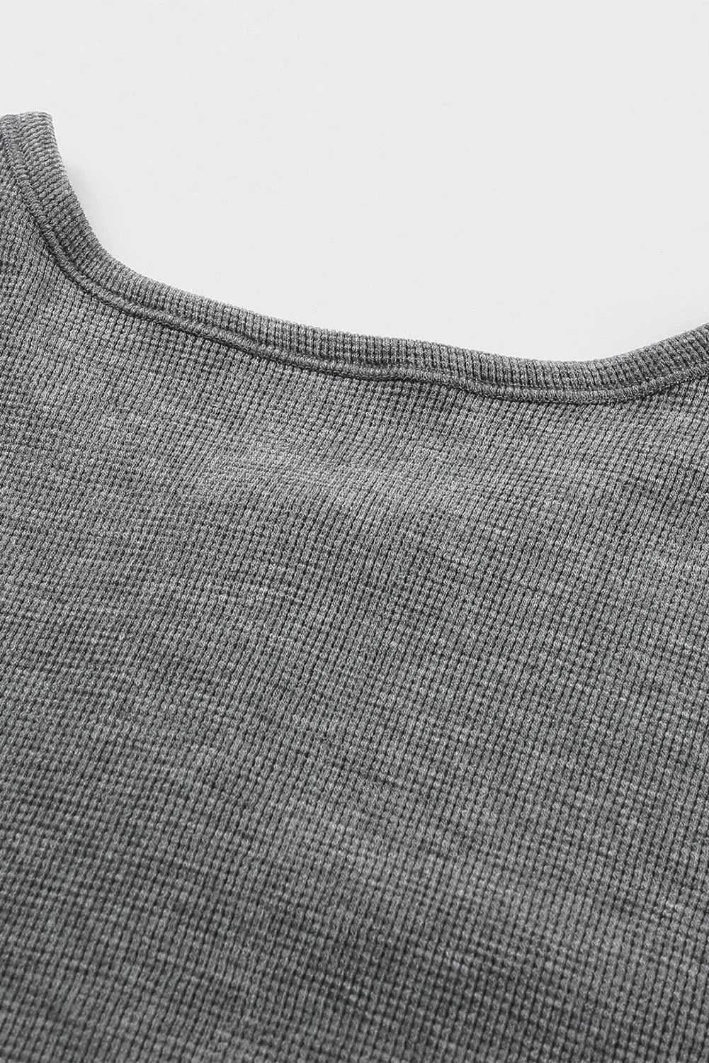 Button-Down Henley Top for Women