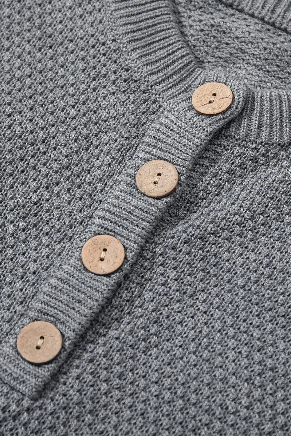 Button-Down Henley Top for Women