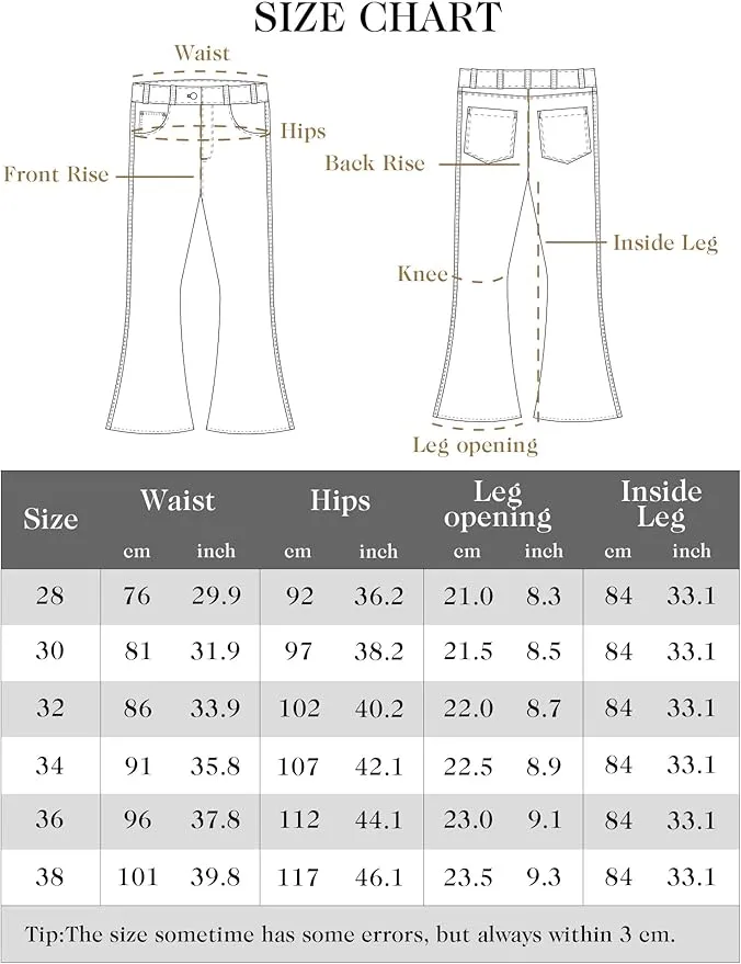 Casual Flared Jeans with Fringe Detailing