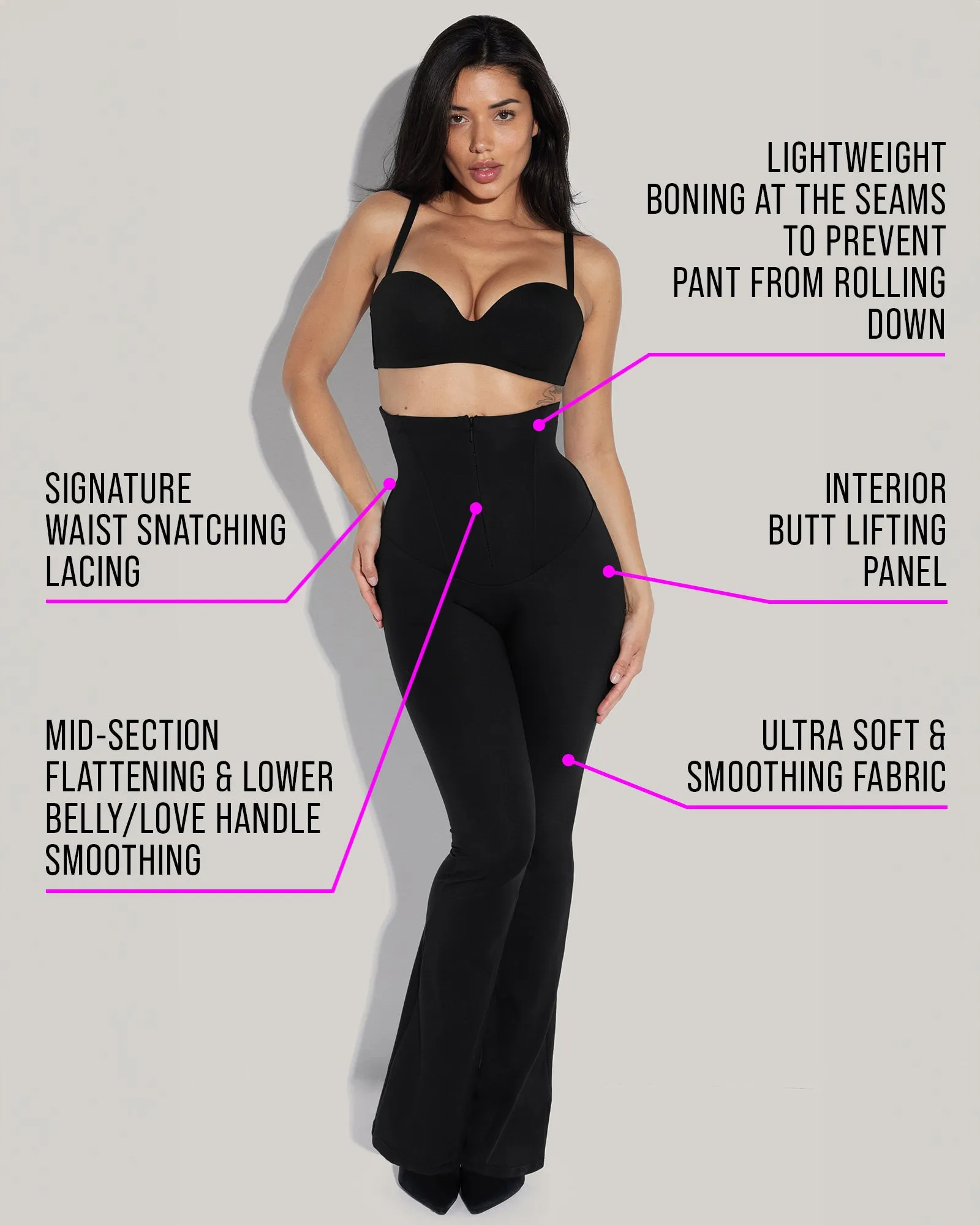 Corsety Flare Legging - Black