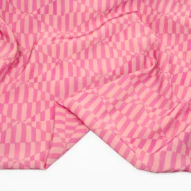 Deadstock Candy Carnival Printed Viscose - Bubblegum