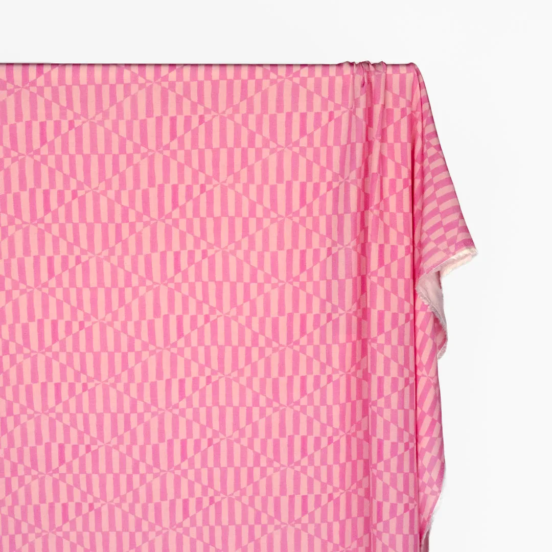 Deadstock Candy Carnival Printed Viscose - Bubblegum