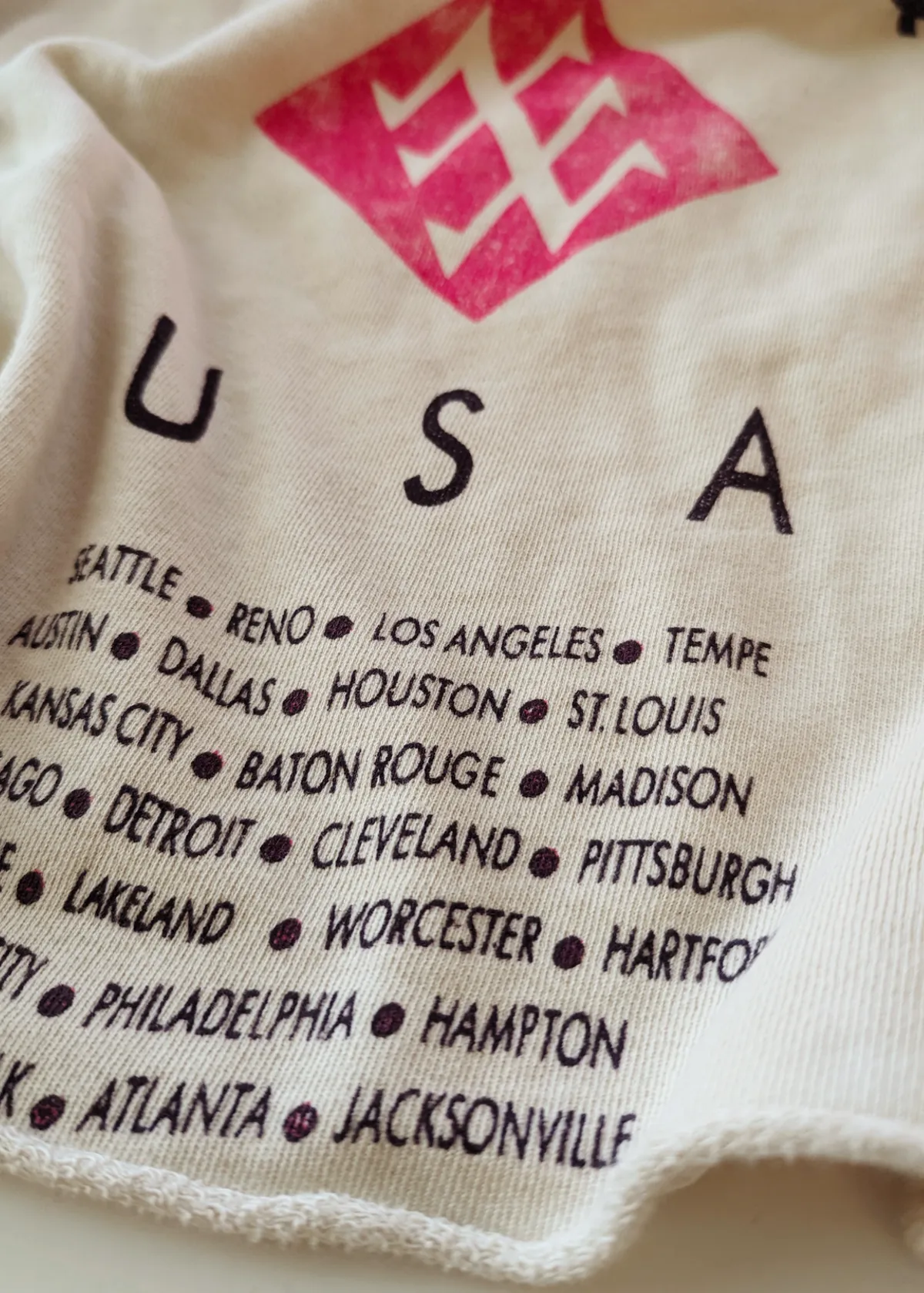 Duran Duran Ragged Tiger 1984 Tour Crop Sweatshirt