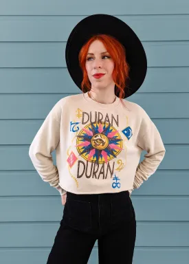 Duran Duran Ragged Tiger 1984 Tour Crop Sweatshirt