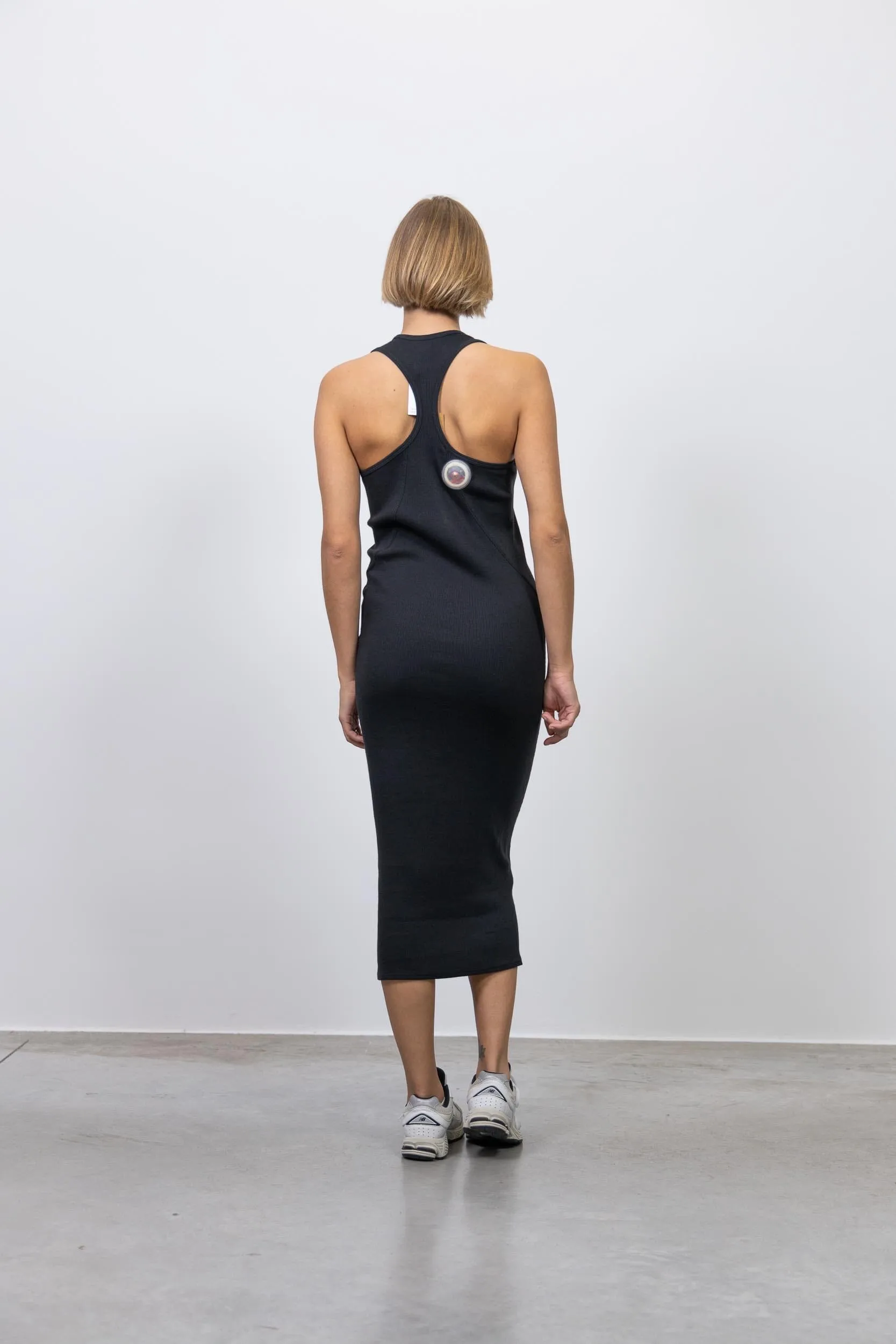 ESSENTIAL RACERBACK TANK MIDI DRESS