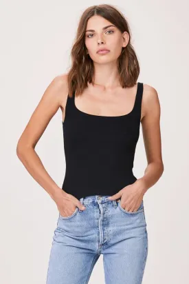 Essential Ribbed Scoop Tank