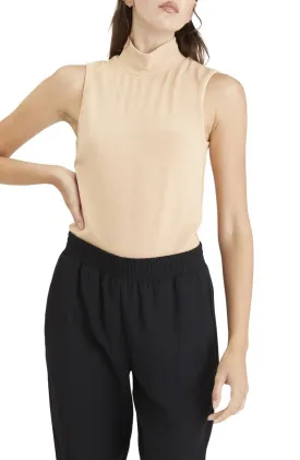 ESSENTIAL SLEEVELESS MOCK NECK