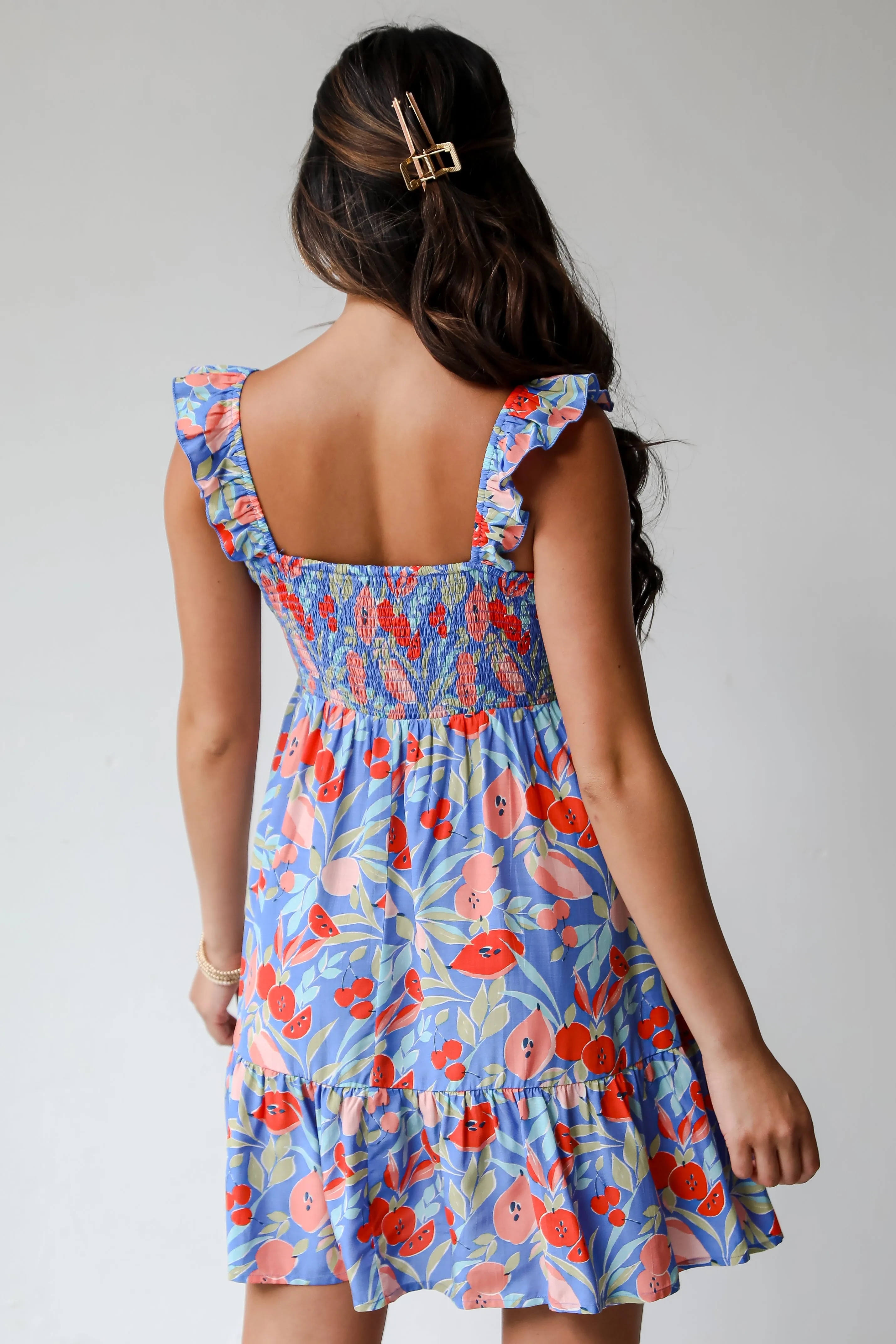 FINAL SALE - Sweet Breeze Blue Mini Dress