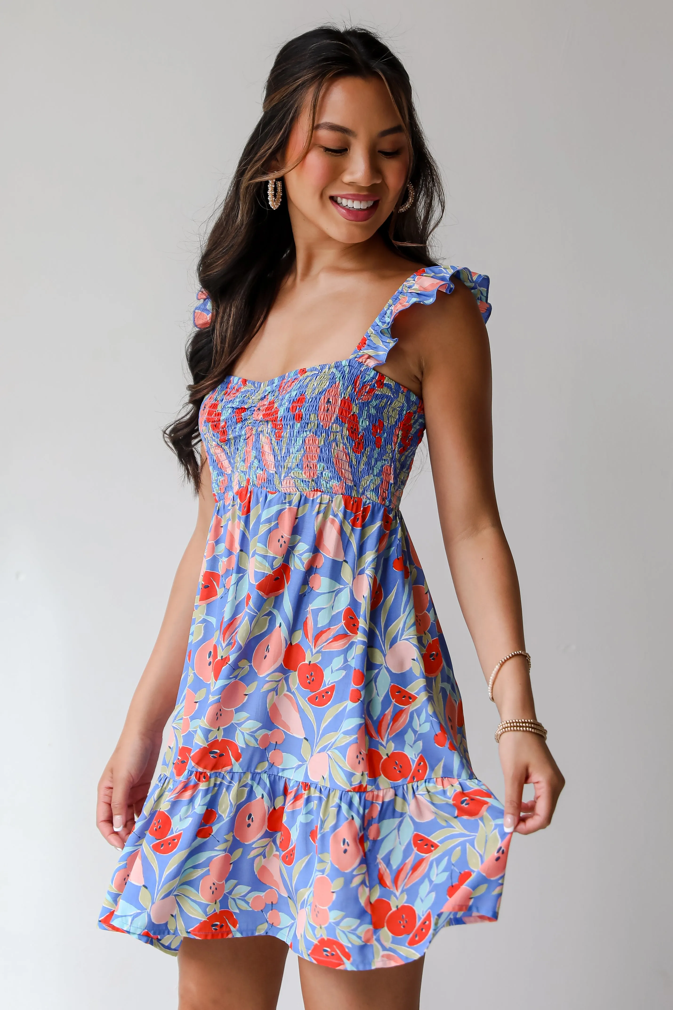 FINAL SALE - Sweet Breeze Blue Mini Dress
