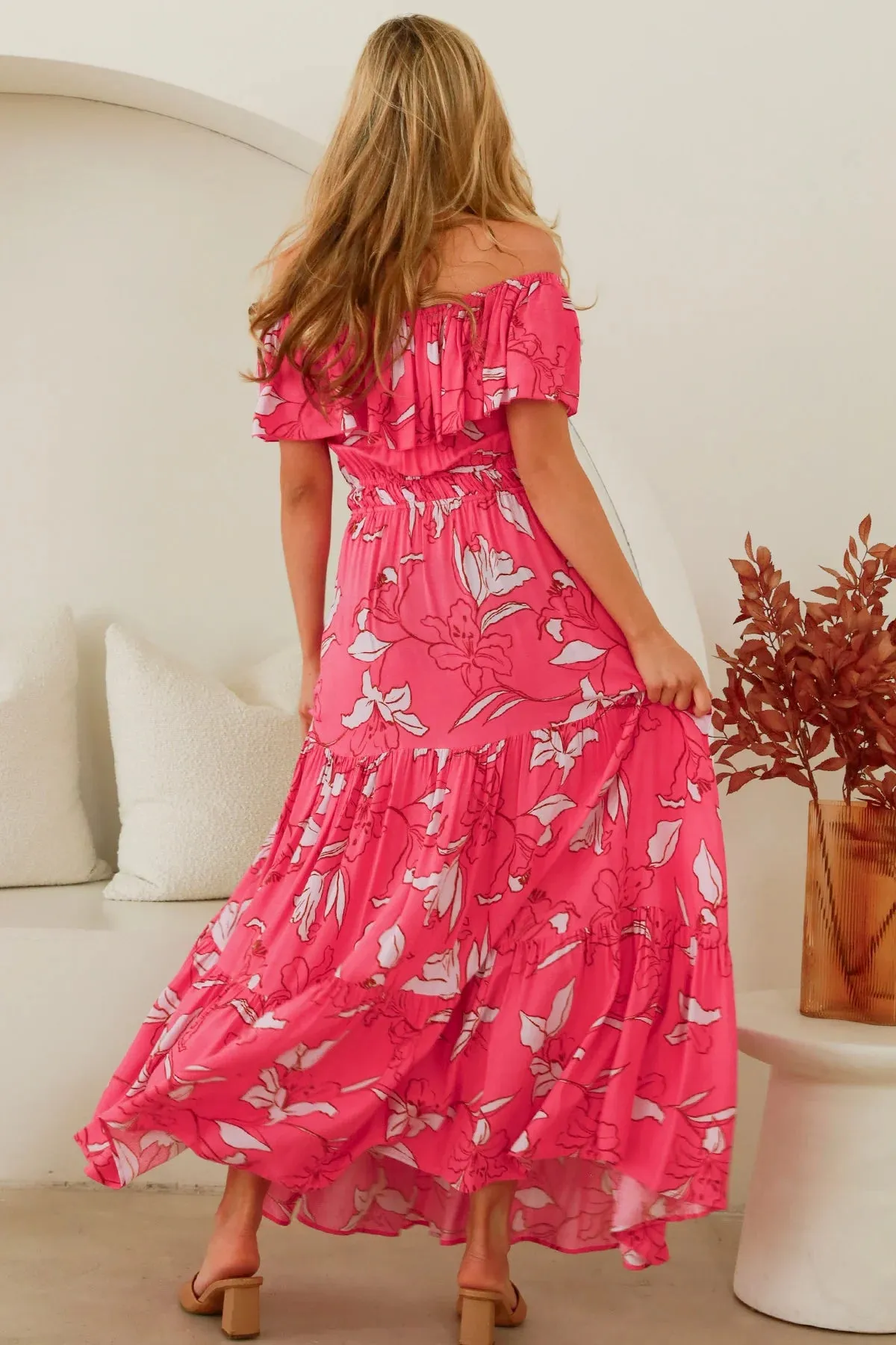 GRACIE OFF THE SHOULDER MAXI DRESS