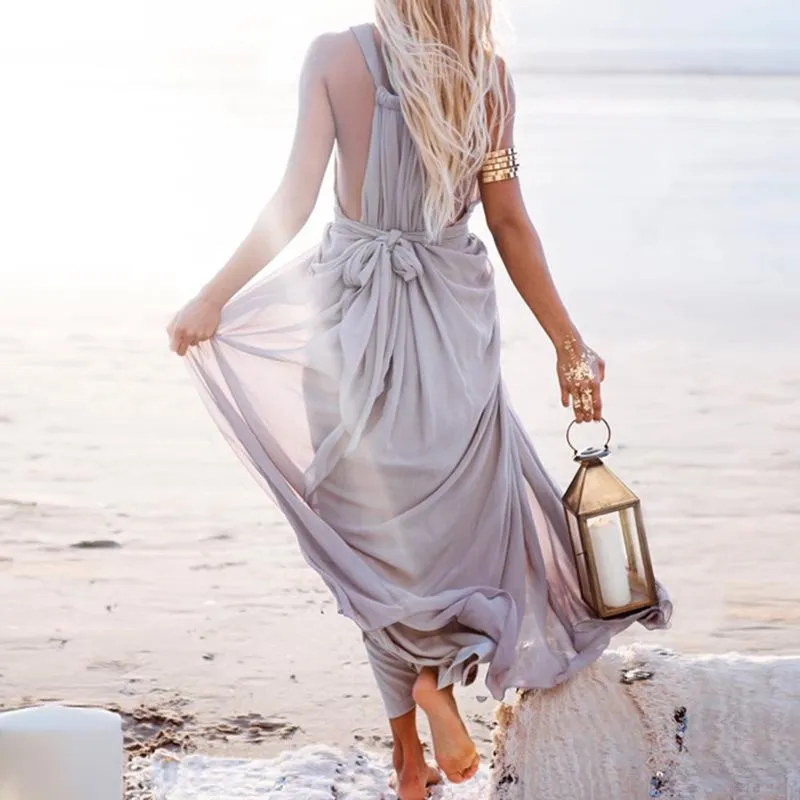 Heidi Pleated Beach Maxi