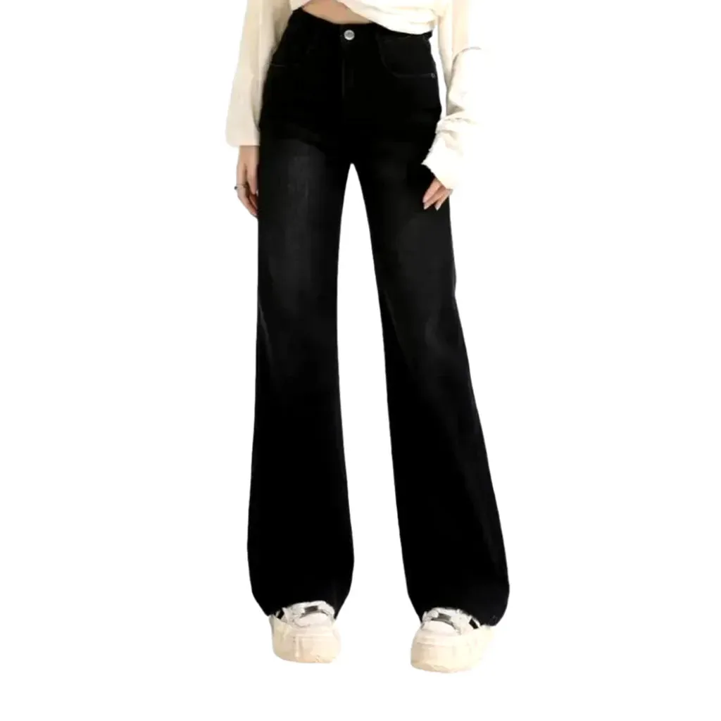 High-rise stylish jeans for women