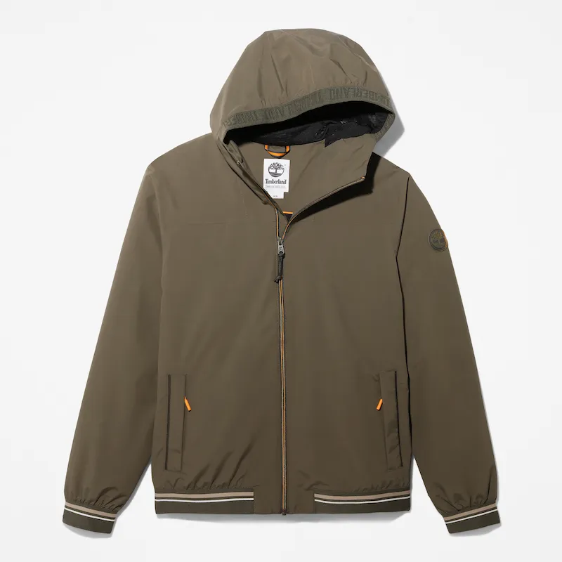 Hooded Coastal Cool Bomber Jacket For Men