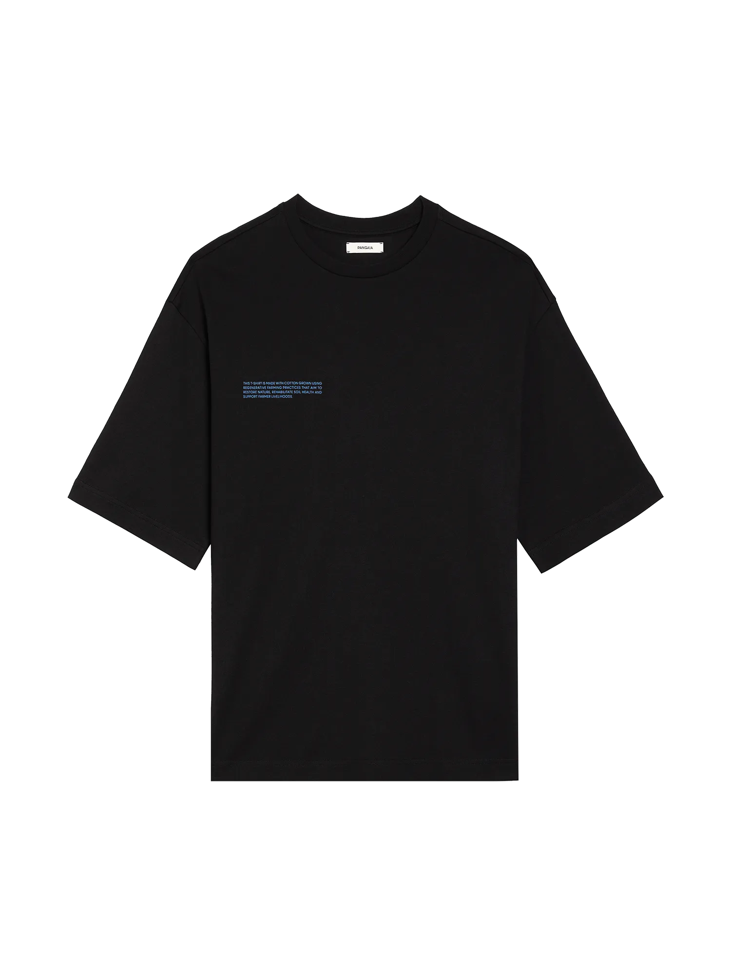 In Conversion Cotton Boxy T-shirt—black