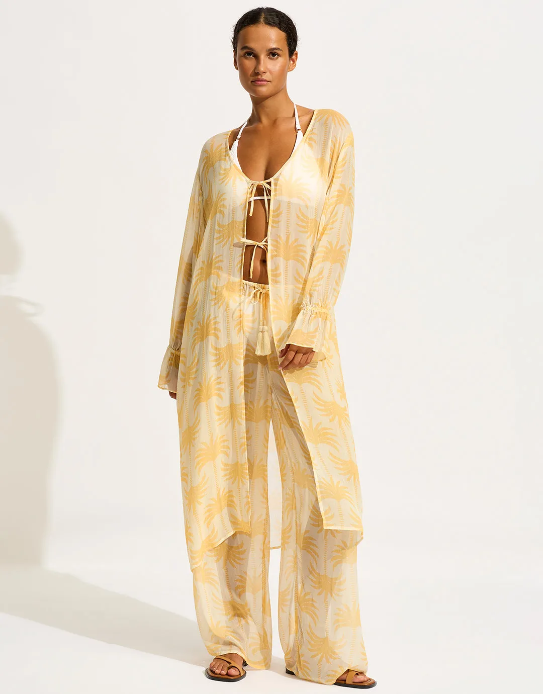 Kasbah Beach Pants - Ecru