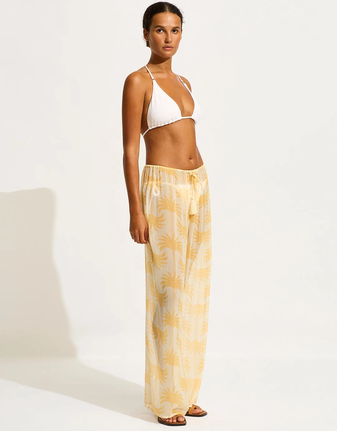 Kasbah Beach Pants - Ecru
