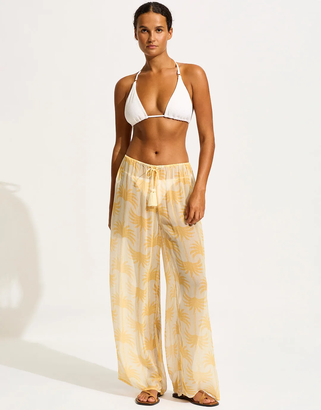 Kasbah Beach Pants - Ecru
