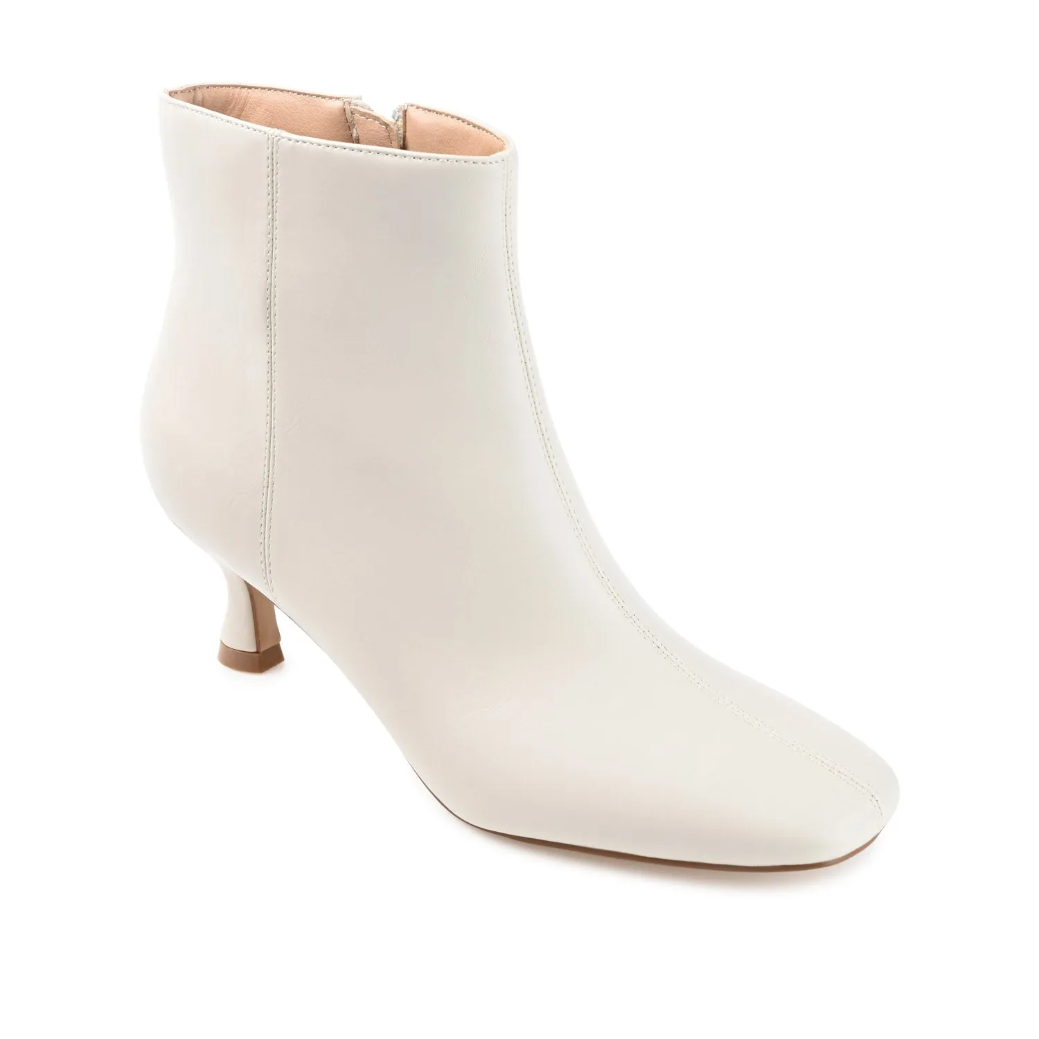 KELSSA POINTED TOE BOOTIES IN FAUX LEATHER