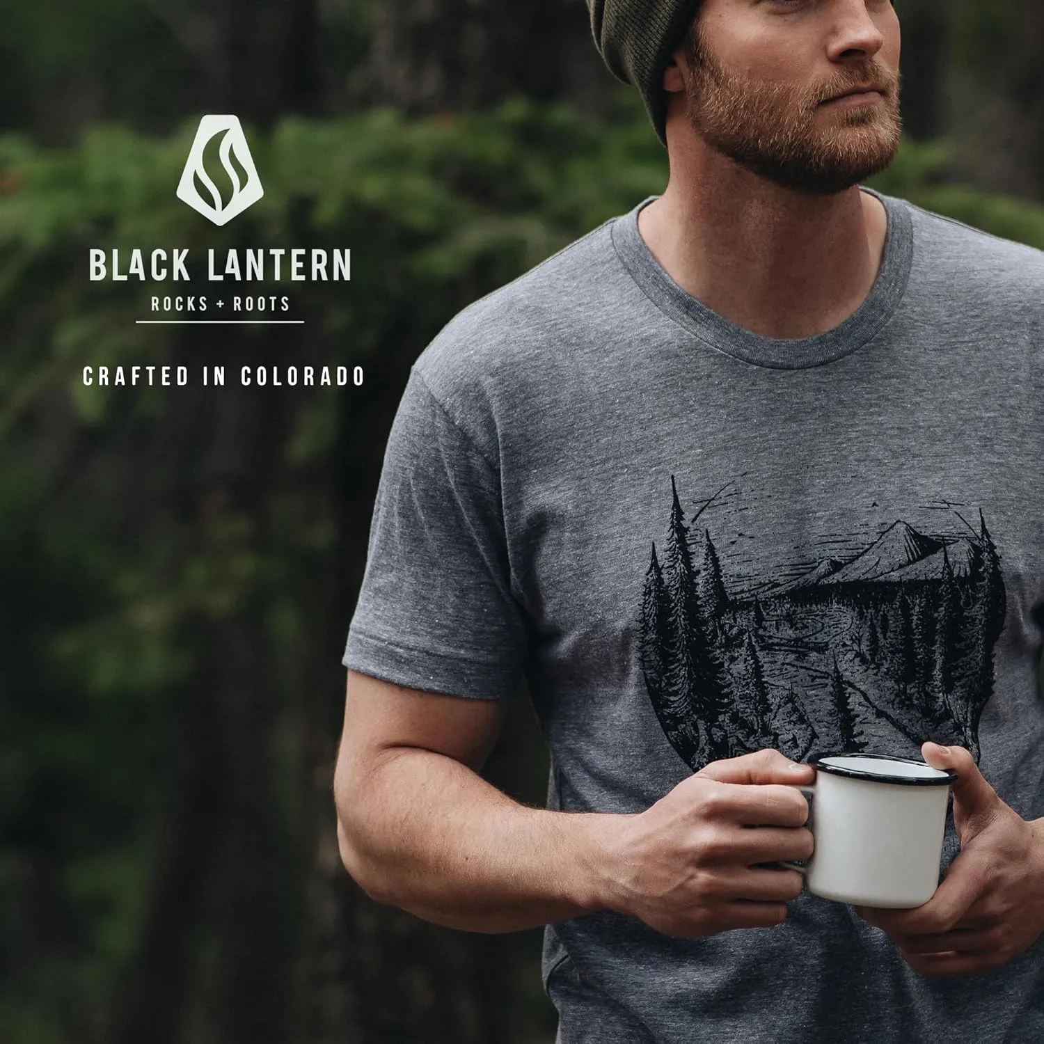 Leaf   Tree T-Shirt by Black Lantern  Minimal Nature Graphic Tee for Men | Casual Fit Outdoor Shirt for Tree Lovers