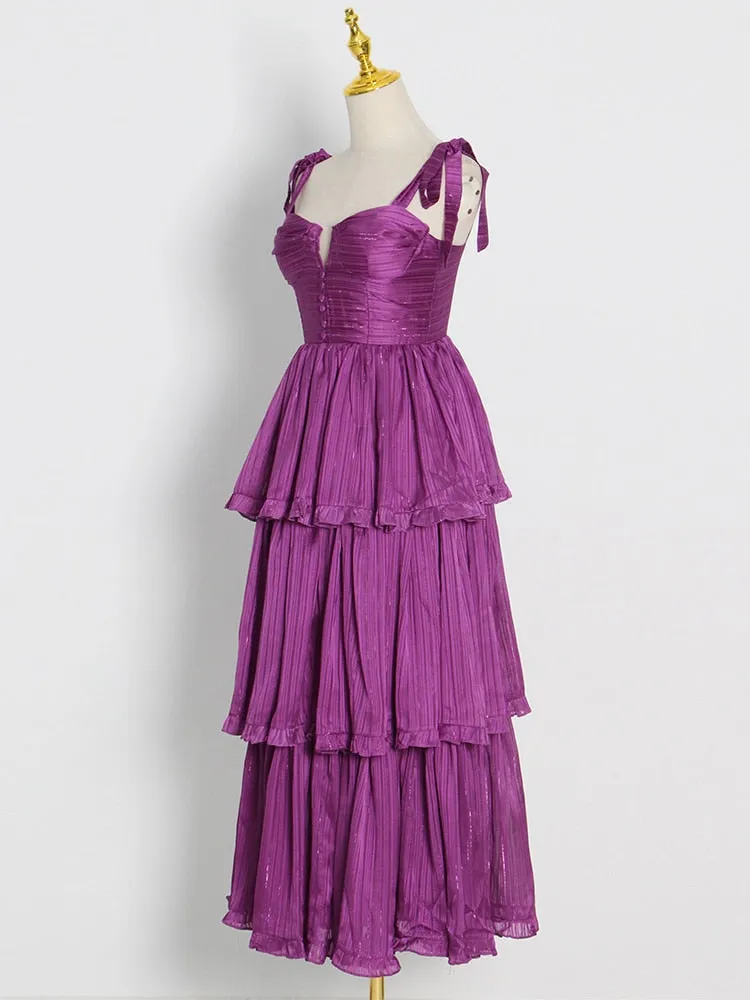 Lelia Tiered Maxi Dresses