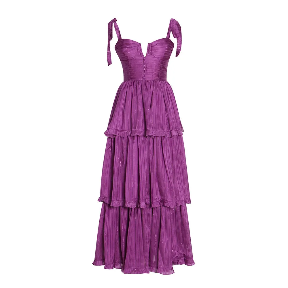 Lelia Tiered Maxi Dresses