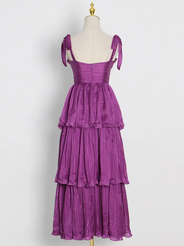 Lelia Tiered Maxi Dresses