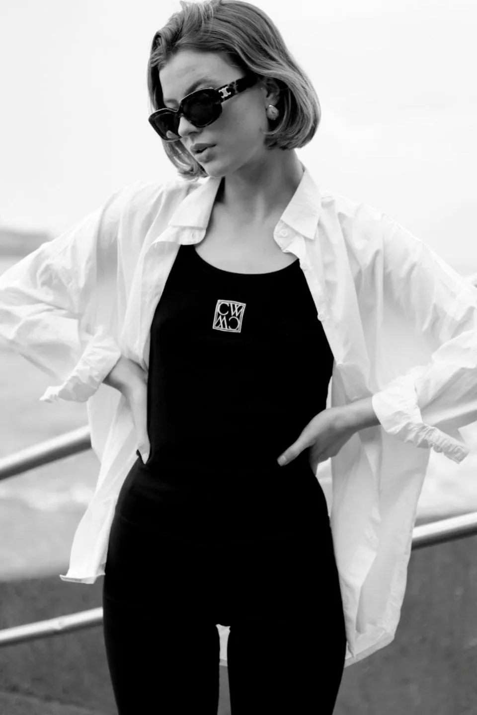 Luna Logo Black Tank