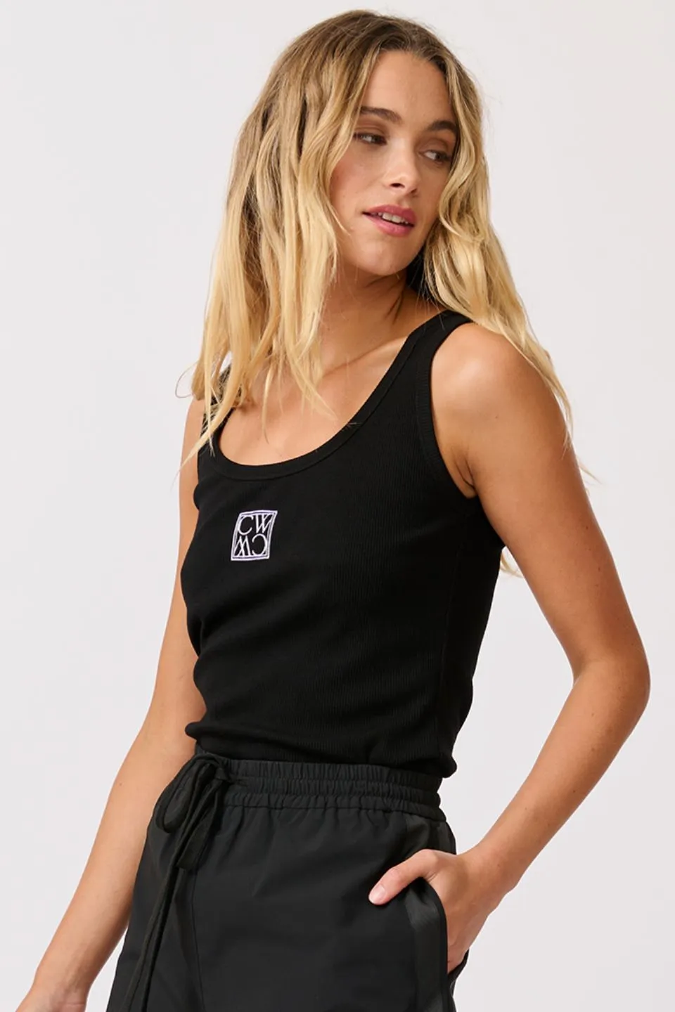 Luna Logo Black Tank