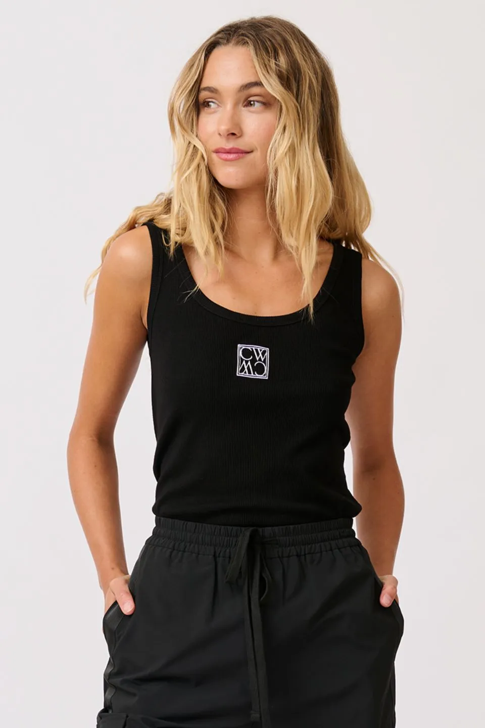Luna Logo Black Tank