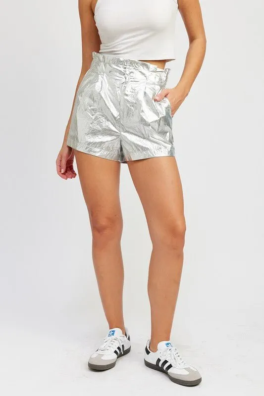 Metallic Shorts