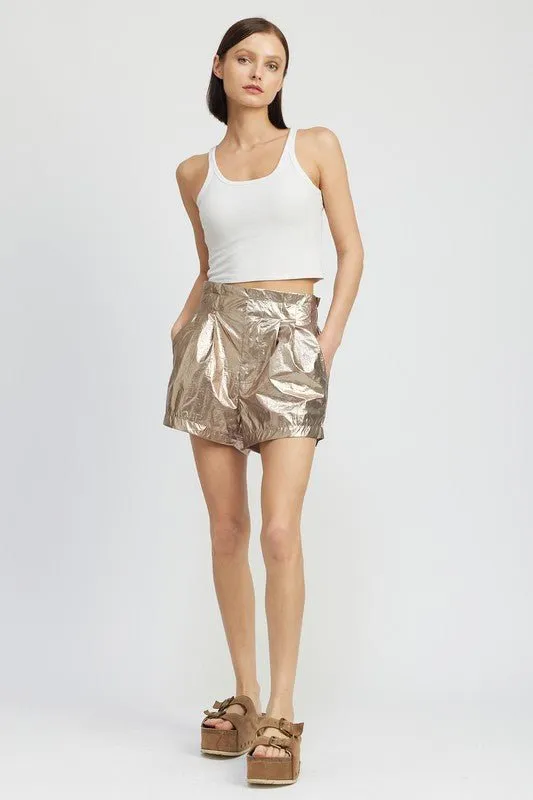 Metallic Shorts