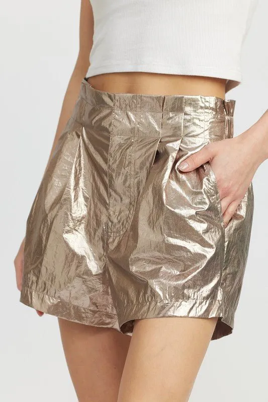 Metallic Shorts