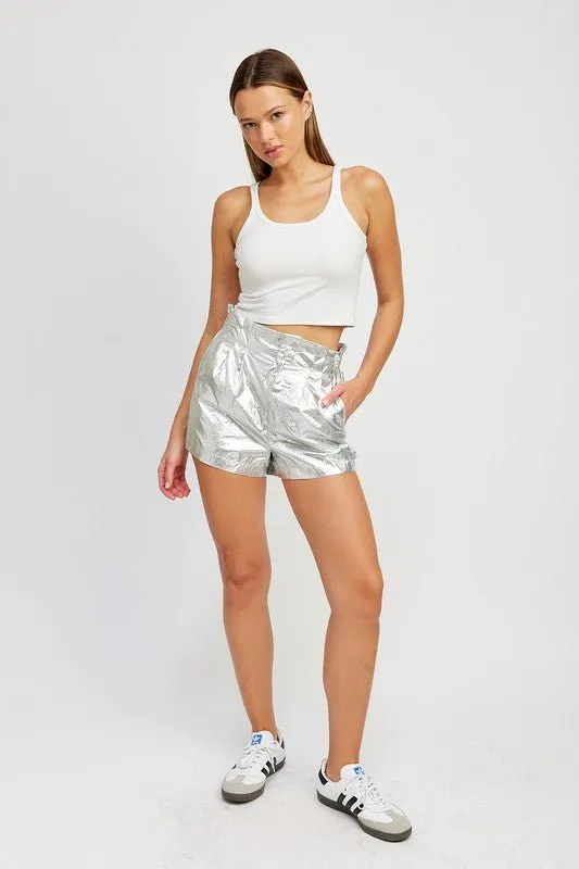 Metallic Shorts