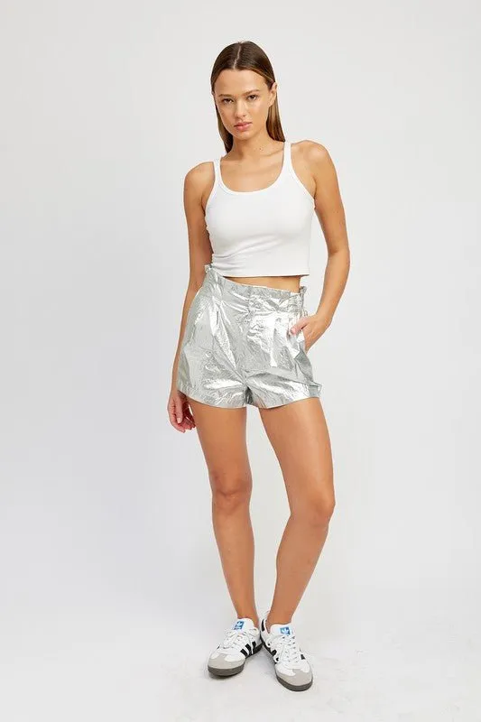 Metallic Shorts