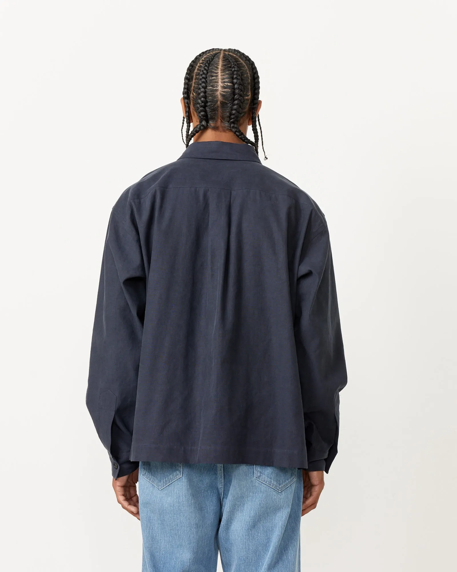 Minimal Boxy Shirt in Ink