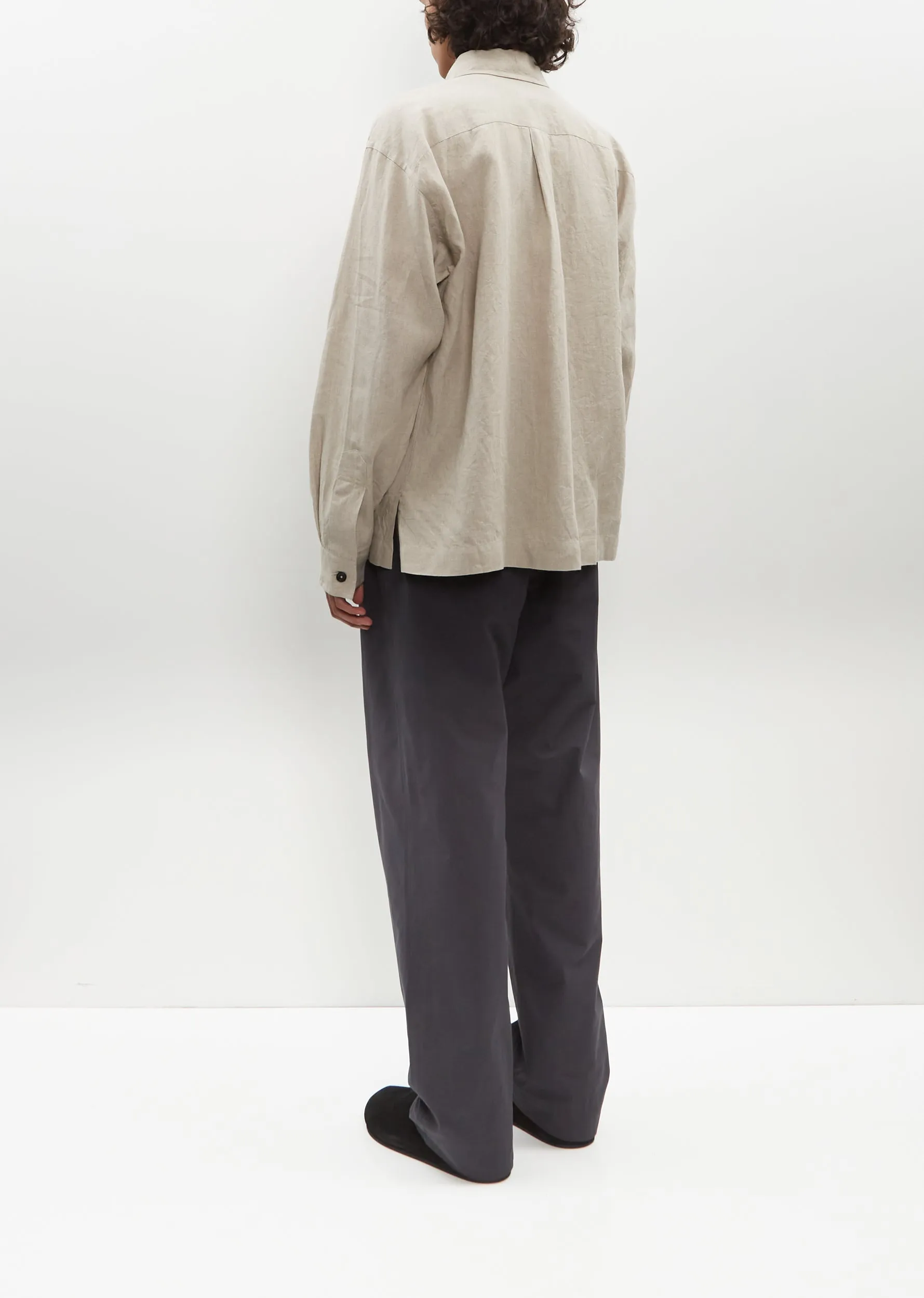Minimal Boxy Shirt – Natural