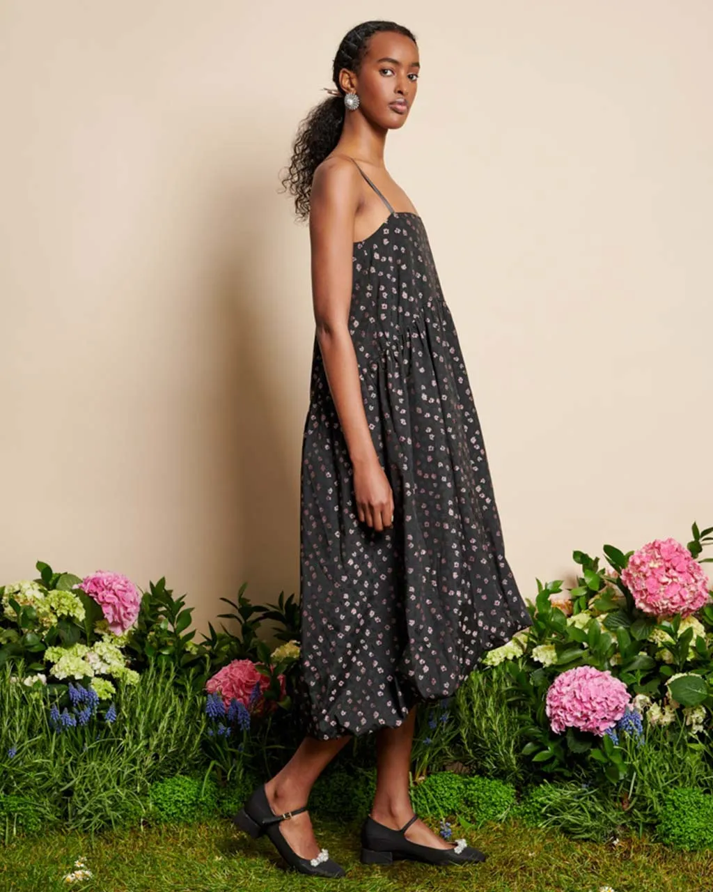Pepper Cami Dress - Pink Floral