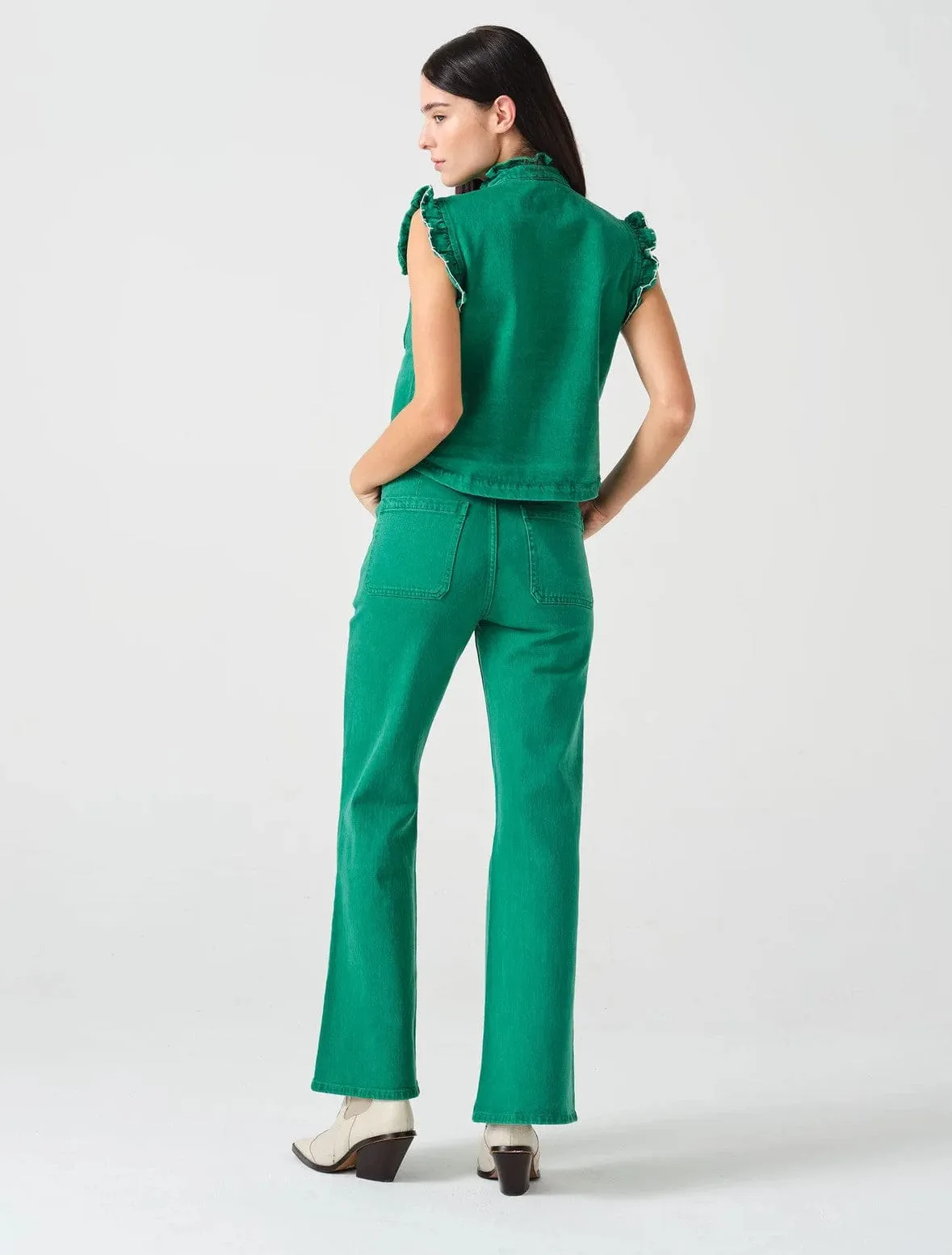 Queenie Jeans Jade Green