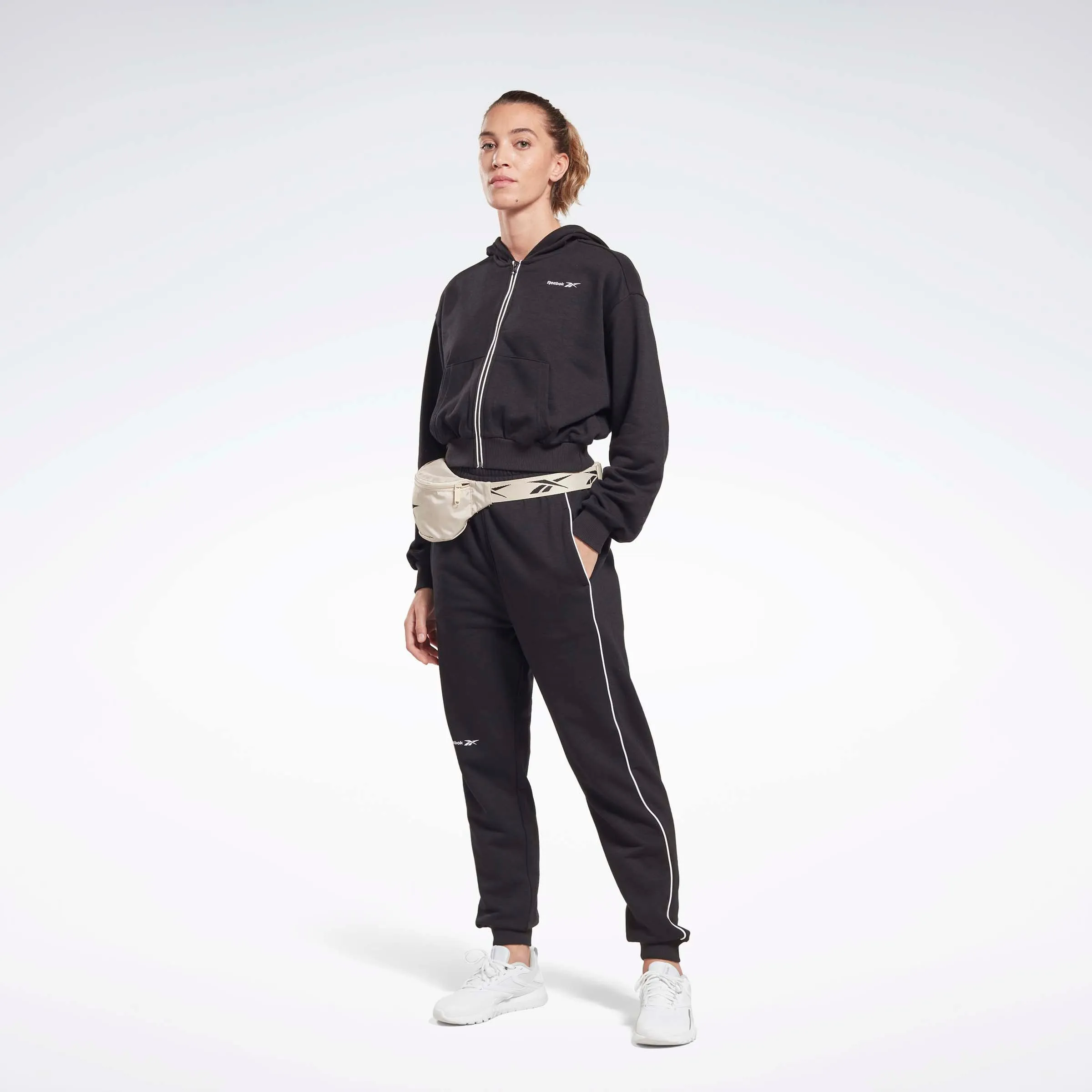 Reebok Identity French Terry Full-Zip Sweatshirt Black